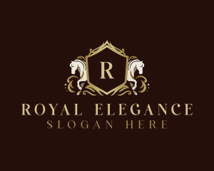 Royal Equine Crest logo design