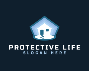 Roof Protection  House logo design