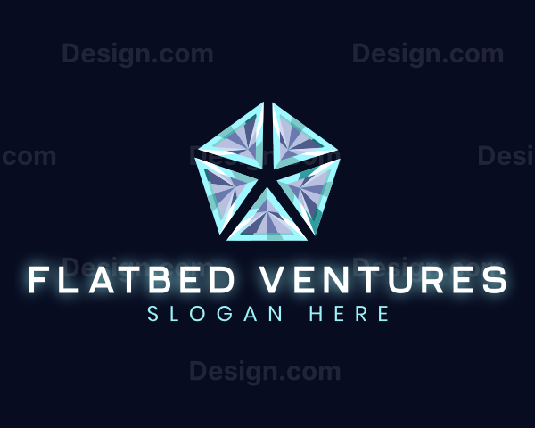 Geometric 3D Triangle Software Logo