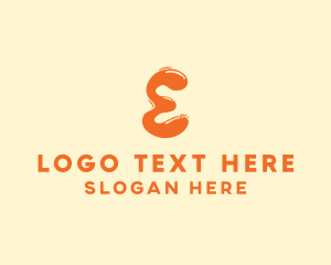 Letter - Liquid Soda Letter E logo design