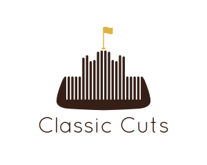 Barber Comb Castle logo