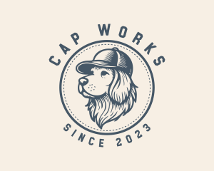 Labrador Dog Cap logo