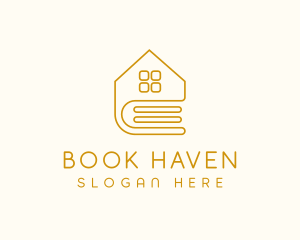 Golden Book House logo design