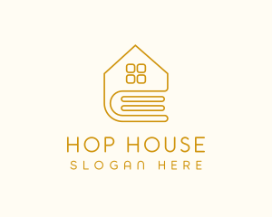 Golden Book House logo design