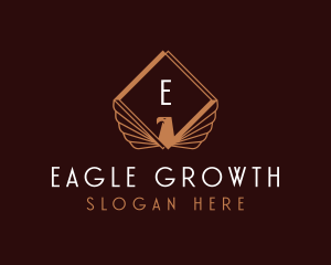 Eagle Wings Crest logo design