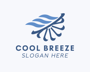 Cooling Wind Breeze logo design