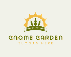 Garden Tree Lawn  logo design