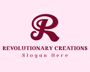 Feminine Letter R  logo design