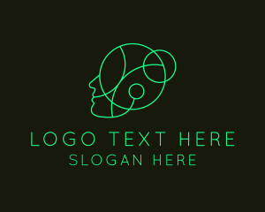 Creative Human Head Mind  logo