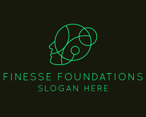 Creative Human Head Mind  logo
