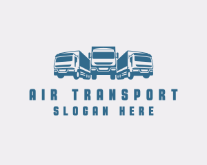 Truck Cargo Transport logo design