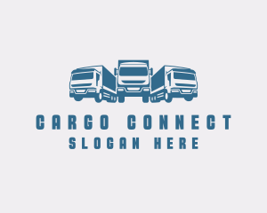 Truck Cargo Transport logo design