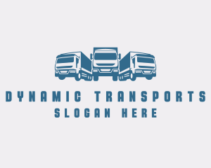 Truck Cargo Transport logo design