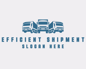 Truck Cargo Transport logo design