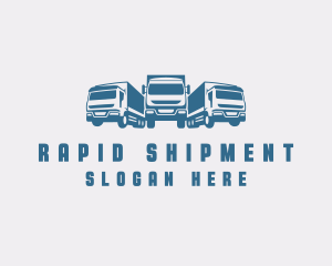 Truck Cargo Transport logo design