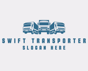 Truck Cargo Transport logo design