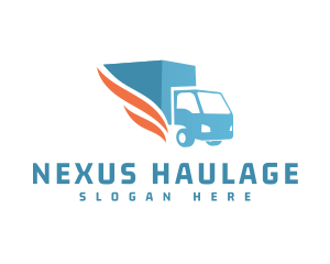 Speed Delivery Truck logo design