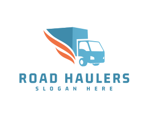 Speed Delivery Truck logo design