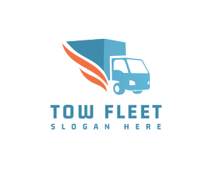 Speed Delivery Truck logo design