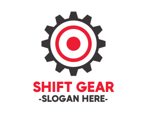 Target Gear Bullseye logo design