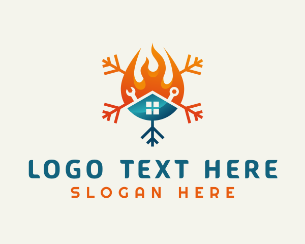 Warm logo example 4