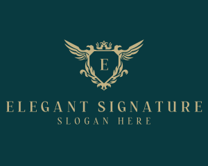 Upscale Royalty Eagle logo design