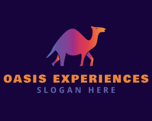 Gradient Animal Camel logo