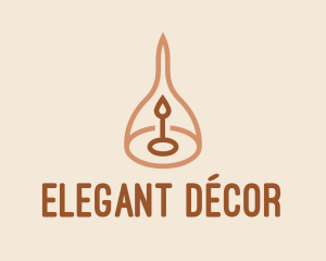 Candle Home Decoration logo design