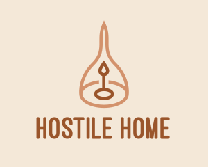 Candle Home Decoration logo design