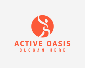 Active Human Fitness logo design