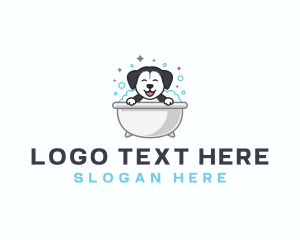 Dog Grooming Bathtub logo