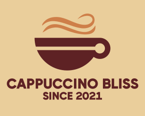 Brown Coffee Cup logo design