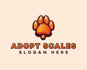 Dog Paw Print logo design