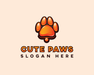 Dog Paw Print logo design