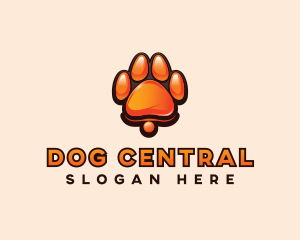 Dog Paw Print logo design