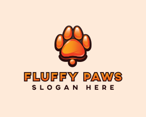Dog Paw Print logo design