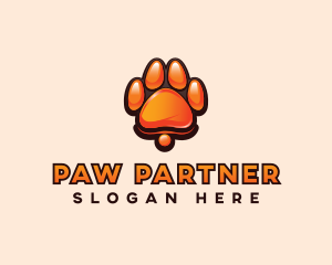 Dog Paw Print logo design