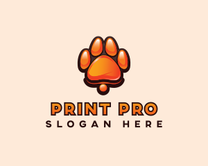 Dog Paw Print logo design