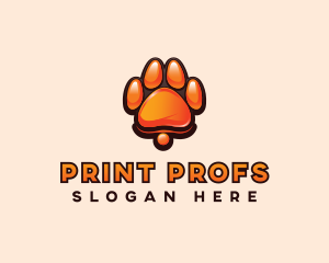 Dog Paw Print logo design