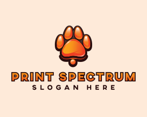 Dog Paw Print logo design