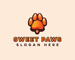 Dog Paw Print logo design