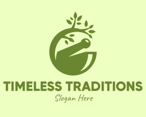 Traditional Medicine Cure logo design