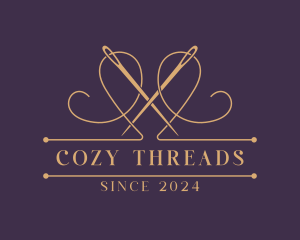 Thread Needle Alteration logo design