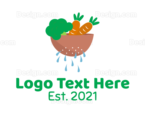 Vegetable Salad Bowl Logo