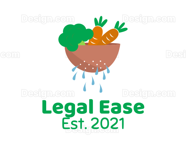 Vegetable Salad Bowl Logo