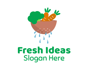 Vegetable Salad Bowl  Logo