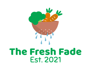 Vegetable Salad Bowl  logo design