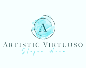 Elegant Boutique Watercolor logo design