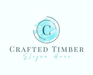 Elegant Boutique Watercolor logo design