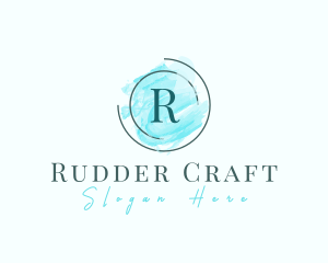 Elegant Boutique Watercolor logo design